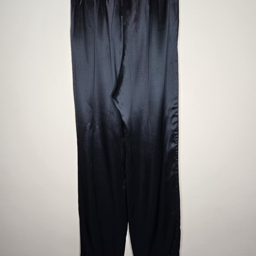 R & M RICHARDS BY KAREN WONG Vintage Satiny Flowy Elastic Waist Pant - Picture 6 of 8